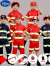 迪士尼（Disney）儿童消防员服装职业体验角色扮演出服六一节表演亲子小孩衣服套装 红色长袖+布帽子+腰带 100码建议身高96-105cm年龄2-3岁