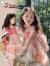 奥特曼女童夏季连衣裙2023新款韩版公主儿童可爱雪纺纱裙粉色洋 粉色 8# 尺码正码