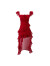 Zhvninth假日法式红色玫瑰显白小飞袖吊带拖尾氛围感热情钓系连衣裙 红色 s