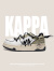 卡帕（Kappa）厚底板鞋男春季休闲运动鞋子 鹭羽白/卡其 43 