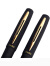 宝克（BAOKE） PC1838 大容量中性签字笔 0.7mm 黑色磨砂笔杆pc1828 1.0mm笔芯12支装