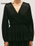 CLAUDIE PIERLOT2023秋季新款女装黑色蛋糕裙连衣裙CFPRO02084 黑色 34