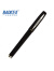 宝克中性笔1828黑色0.5mm1.0金属笔夹红色0.7磨砂大容量签字笔芯 蓝色1.0(6支)