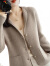 啄木鸟品牌短外套女士装春秋冬季2024年新款高端小个子时尚风衣洋气上衣 杏色 L (115-130斤)