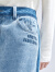 播（broadcast）迪士尼唐老鸭系列商场同款2024新款撞色直筒牛仔裤BDR1KD0216 B59牛仔蓝 牛仔蓝 XS
