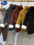 迪士尼（Disney）男女童装雪尼尔毛衣高领套头冬季新款加厚针织衫中大童儿童线衣冬 粉红色加绒加厚 120cm建议身高110-120cm5-6岁