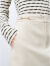 太平鸟气质西装套装女2024春新款优雅通勤小香风链条收腰西服外套 米白短裙 S