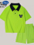 迪士尼（Disney）儿童短袖套装迪士尼夏季百搭男女夏款时尚 嫩绿 90(16-23斤)