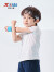 特步（XTEP）儿童童装夏季百搭大童清爽舒适透气短袖T恤 珍珠白 150cm