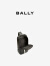 BALLY/巴利男士黑色皮革撞色条纹单肩包斜挎包6238772 黑色 均码