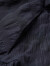 S.DEER圣迪奥女装复古圆领木耳边肌理收腰连衣裙S232Z12MN 炭黑蓝/94 M/165