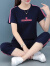 俞兆林（YUZHAOLIN）休闲运动套装女夏季2024年新款时尚跑步服中年女士夏天宽松卫衣女 红色(短袖+长裤) XL【适合110-125斤】