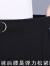 皮尔卡丹（pierre cardin）冰丝九分坠感雪纺阔腿裤女夏季新款韩版高腰宽松薄款垂感八分显瘦 黑色 5XL 建议155-170斤