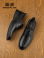 奥康（Aokang）舒适简约大气牛皮耐磨商务正装皮鞋1223211018黑41码