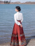 艾珠儿（Aizhuer）马面裙全套新中式连衣裙2024新款春秋明制汉服日常敦煌婚服敬酒服 白色上衣+红色马面裙 XL