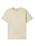 卡宾（CABBEEN）【国风松树】新疆纯棉短袖T恤男2024年夏季新款纯色潮流上衣 杏色15 50