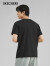 斯凯奇（Skechers）夏季男女情侣同款经典印花短袖圆领舒适针织休闲运动T恤L223U102