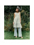 ELLE米白色无袖吊带连衣裙女2024夏季新款设计感简约小众度假裙子 米白色 XL