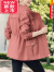 踏司红风衣外套女24年春秋季新款韩版收腰显瘦小个子洋气减龄风衣外套女 卡其色 双层有里 XXS 30斤以下