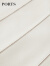 PORTS宝姿女装商场同款早秋高级感拼接设计皮质半裙LP9U010SZS013 陨白色 S