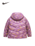 NIKE 耐克童装女童双面穿羽绒服冬季新款儿童保暖外套 樱花粉 110/52(4)