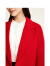 音儿（YINER）音儿专选女装冬季真丝羊毛双面呢大衣高级感西装外套 大红 36