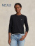 Polo Ralph Lauren 拉夫劳伦女装 经典款棉质平纹针织圆领T恤RL24231 001-黑色 S