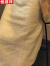 恒源祥中式复古改良旗袍裙女夏宽松气质棉麻短袖连衣裙 米白色