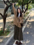 艾珠儿（Aizhuer）连衣裙2023年春秋季新款小个子茶系穿搭针织毛衣慵懒风格子套装裙 咖色毛衣 L