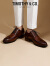 迪迈奇（TIMOTHY&CO.）男士布洛克德比皮鞋正装复古潮流柔软男鞋 棕色 41