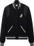 DAZZLE地素羊毛夹克美式慵懒气质短款外套上衣女 黑色 S