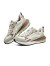 斯凯奇（Skechers）女鞋夏季女子复古慢跑鞋舒适运动休闲鞋软底德训鞋155450 乳白色/OFWT 36
