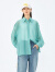 噢姆（AUM）【轻透系列】衬衫23夏新款淡雅蓝绿色清凉感长袖廓形外套 浅绿 S