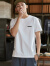 唐狮（TonLion）2024男短袖贴标T恤 漂白色 L 