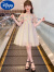 迪士尼（Disney）女童连衣裙夏季新款2024儿童时尚公主裙网纱裙大童洋气女孩蓬蓬裙 图片色 130cm