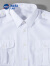 NASALIKE老式库存99海长袖衬衣男式保安白色工作衬衫透气吸汗老式白衬衣 3号3型身高170-175体型中等