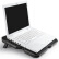 九州风神（DEEPCOOL）X6 笔记本散热器 （电脑配件/笔记本支架/散热架/散热垫/适用于15.6英寸/风冷）