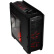 GAMEMAX 龙骑士 全塔机箱（热插拔/双U3/活性炭钢/长显卡/侧透/5个LED风扇/风扇调速器）红色