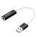 连拓（LinkStone）USB外置声卡 支持笔记本电脑台式机PS4接3.5mm音频接口耳机麦克风二合一外接独立声卡免驱