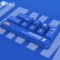 机械师(MACHENIKE) PBT热升华键帽 机械键盘键帽 OEM高度蓝色键帽 9键