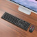HYUNDAI键鼠套装 无线USB键鼠套装 办公薄膜键盘鼠标套装 电脑鼠标键盘 黑色 NK3000