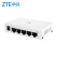 中兴（ZTE） 5口千兆交换机 企业级交换机 监控网络网线分线器 分流器 金属机身 ZX-SW1005
