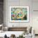 艺术家的礼物约瑟夫·斯泰拉-抽象艺术系列  客厅装饰画沙发背景墙壁画走道挂画 雅黑-无题 55x44cm