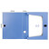 得力 A4文件档案盒加厚资料盒桌面考试收纳财会用品 55mm 5683 蓝色