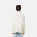 【备件库8成新】文飒男士秋季纯色韩版宽松款毛衣高领套头保暖舒适针织衫 白色 XL