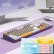 ikbc键盘机械键盘无线w210红茶青轴键盘鼠标套装游戏电竞有线樱桃键盘电脑办公人体工学键盘 W210紫金时代无线2.4G108键茶轴