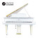 施坦威（STEINWAY）钢琴S155原装进口二手钢琴音乐会演奏级三角钢琴 白色 专业演奏级