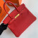 【二手95新】爱马仕（HERMES）Birkin30 铂金包 女士手提包 A5杜鹃红金扣epsom皮A刻