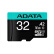 威刚（ADATA）TF32G(MicroSD) 存储卡AUSDH32GUI3V30SA2-RA1 高速版A2  V30 U3内存卡100MB/S 行车记录仪卡