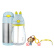 【备件库9成新】膳魔师 THERMOS夏季儿童兔子吸管水杯定制款套装 FFI-403 BL+BBSH-420 BL(JD)
